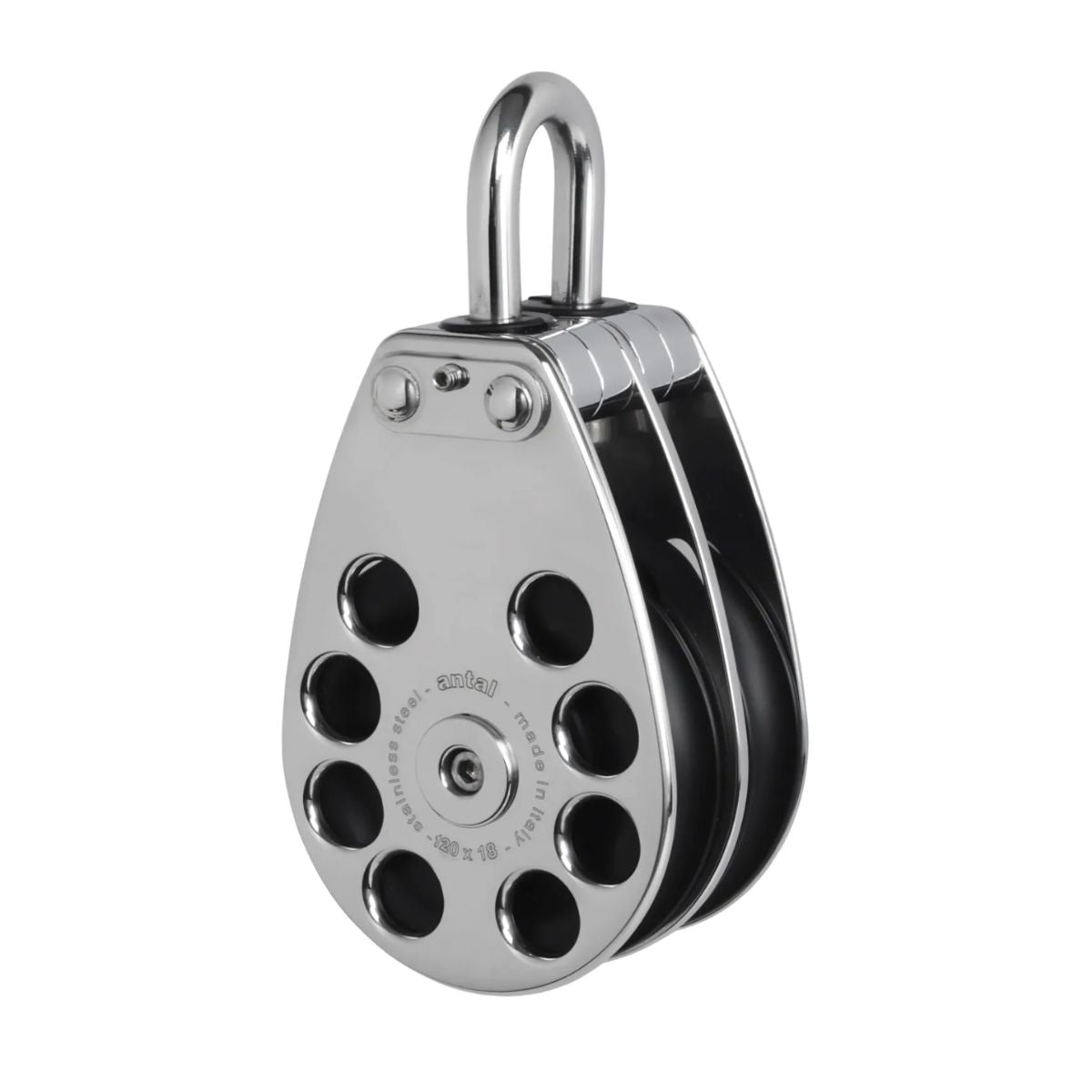 Antal 120 mm Double block S. steel classic