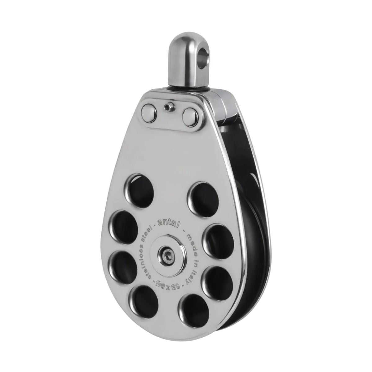 Antal 150 mm Single block S. steel classic