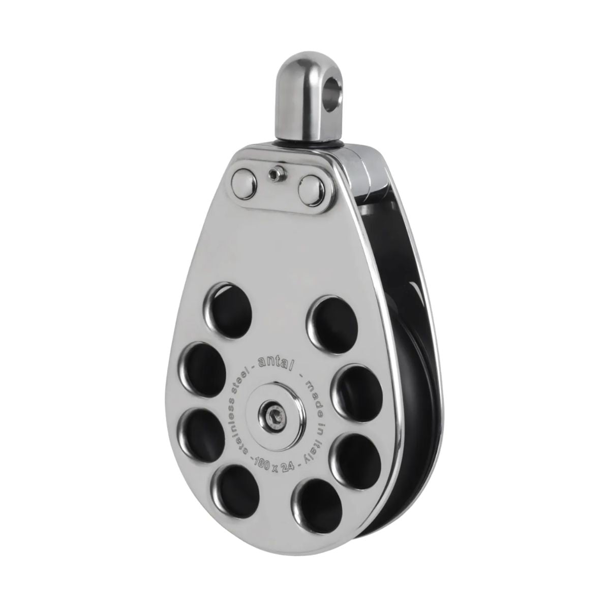 Antal 180 mm Single block S. steel classic