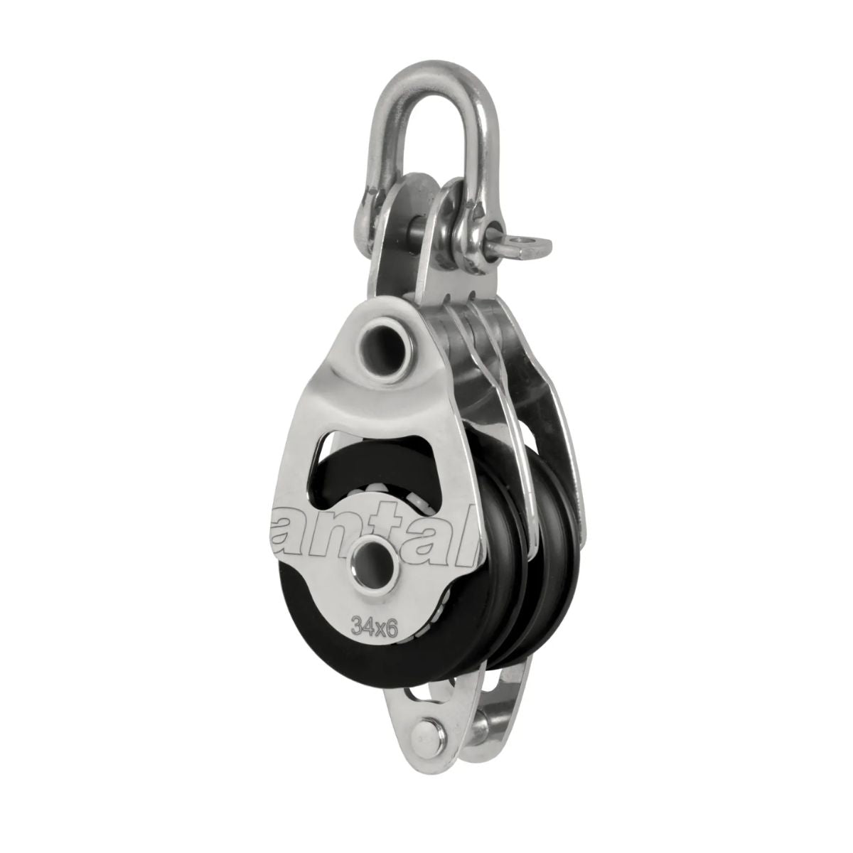 Antal 30 mm Double block S. steel mini becket