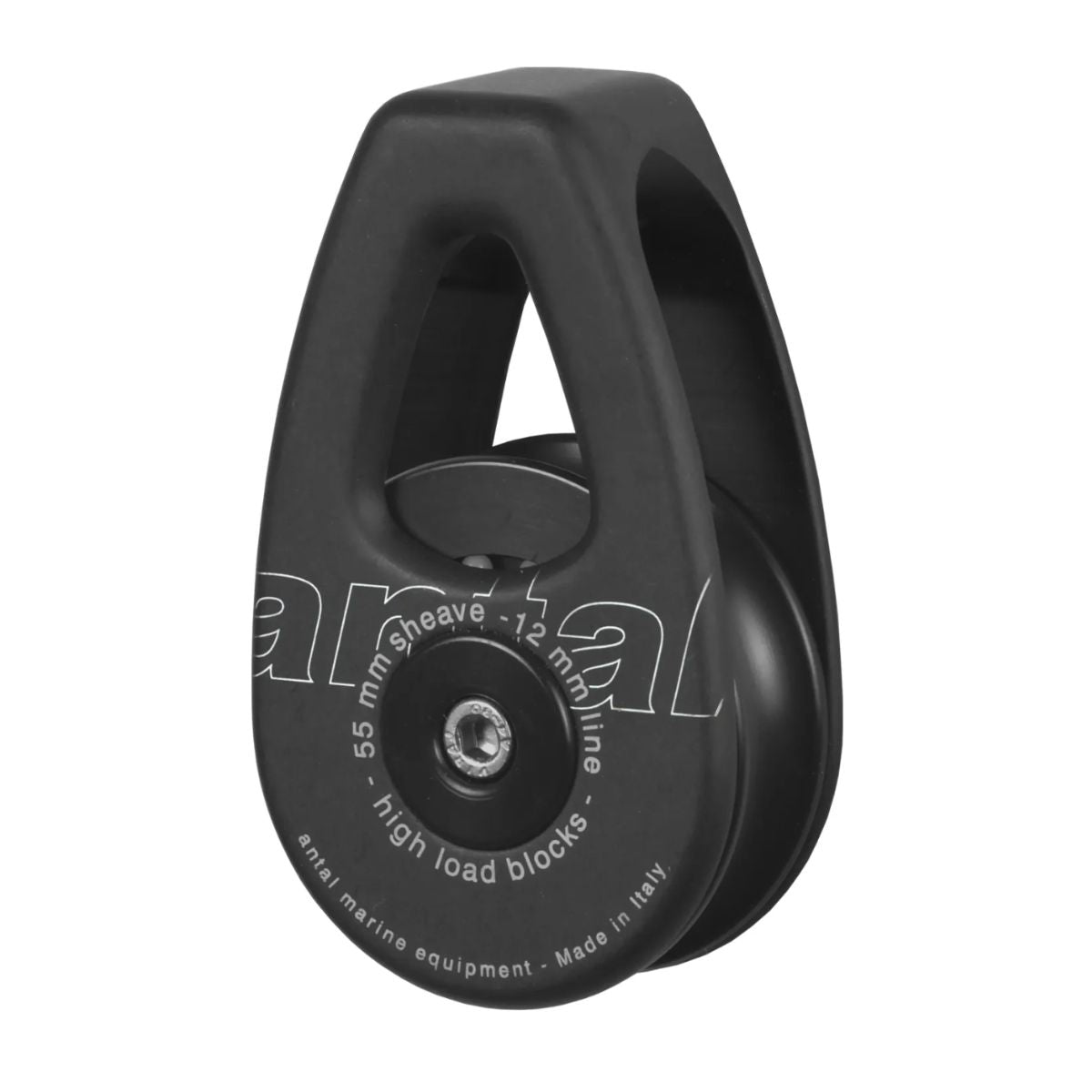 Antal 55 mm Single web blocks para driza
