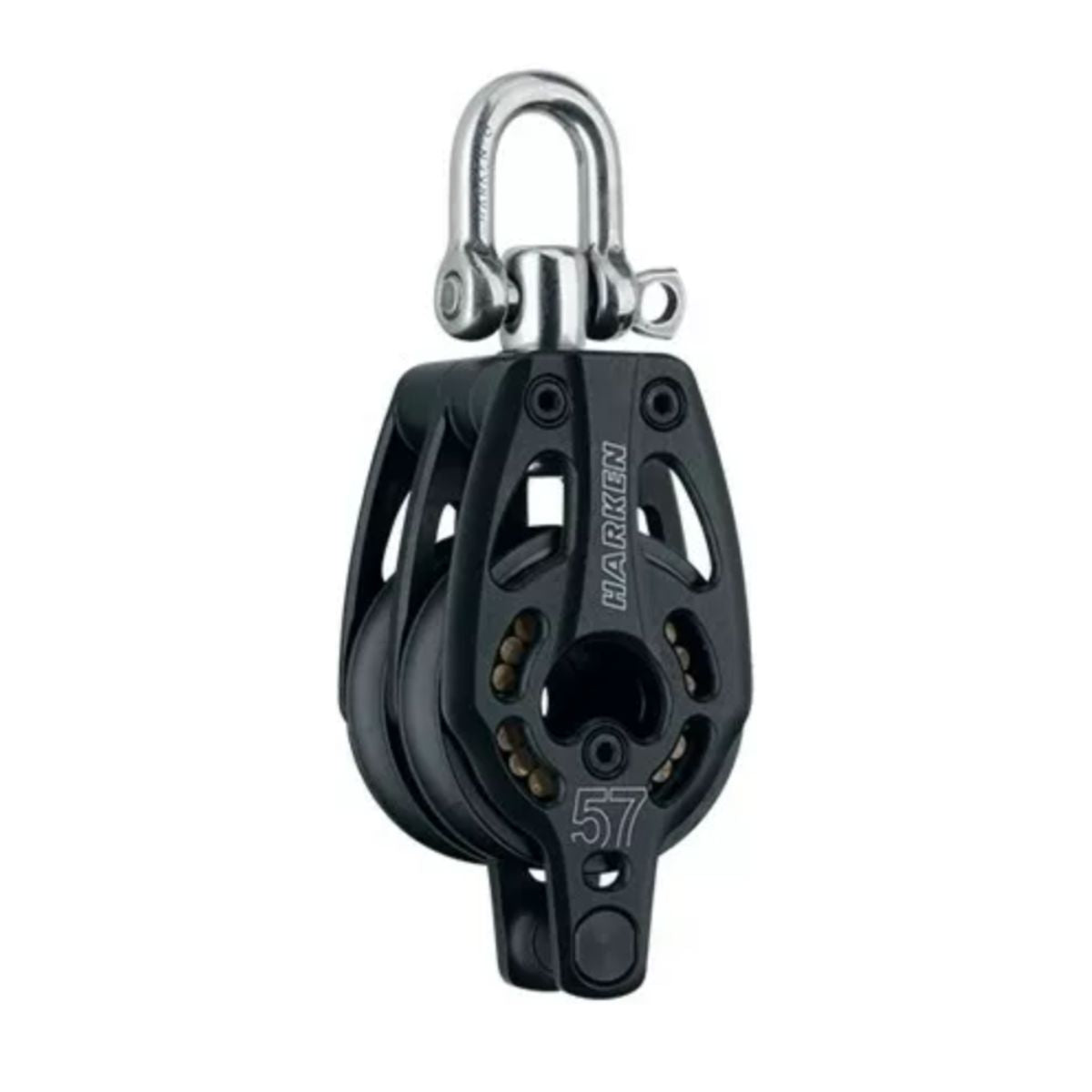 Harken 57 mm Air loop blocks Doubles swivel becket