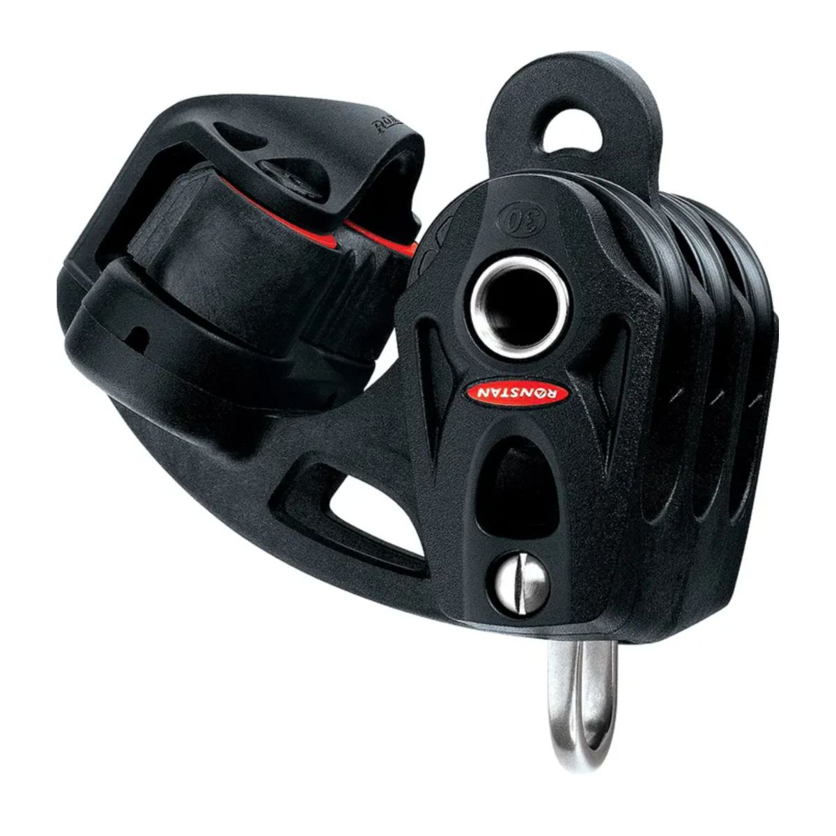 Ronstan series 30 Ball Bearing Orbit Block™, Triple with Becket & Cleat
