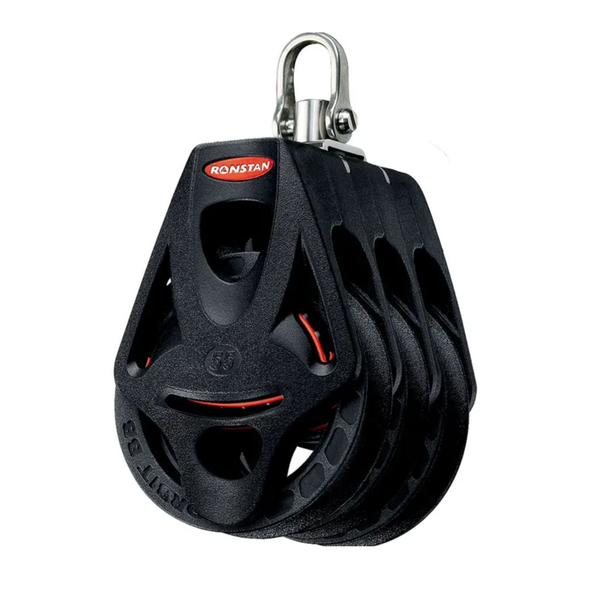 Ronstan series 55 Ball Bearing Orbit Block™, Triple with Becket