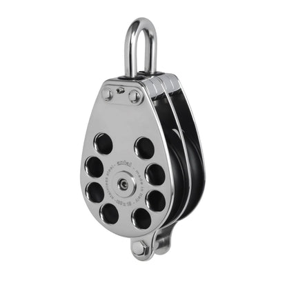 Antal 120 mm Double block S. steel classic becket