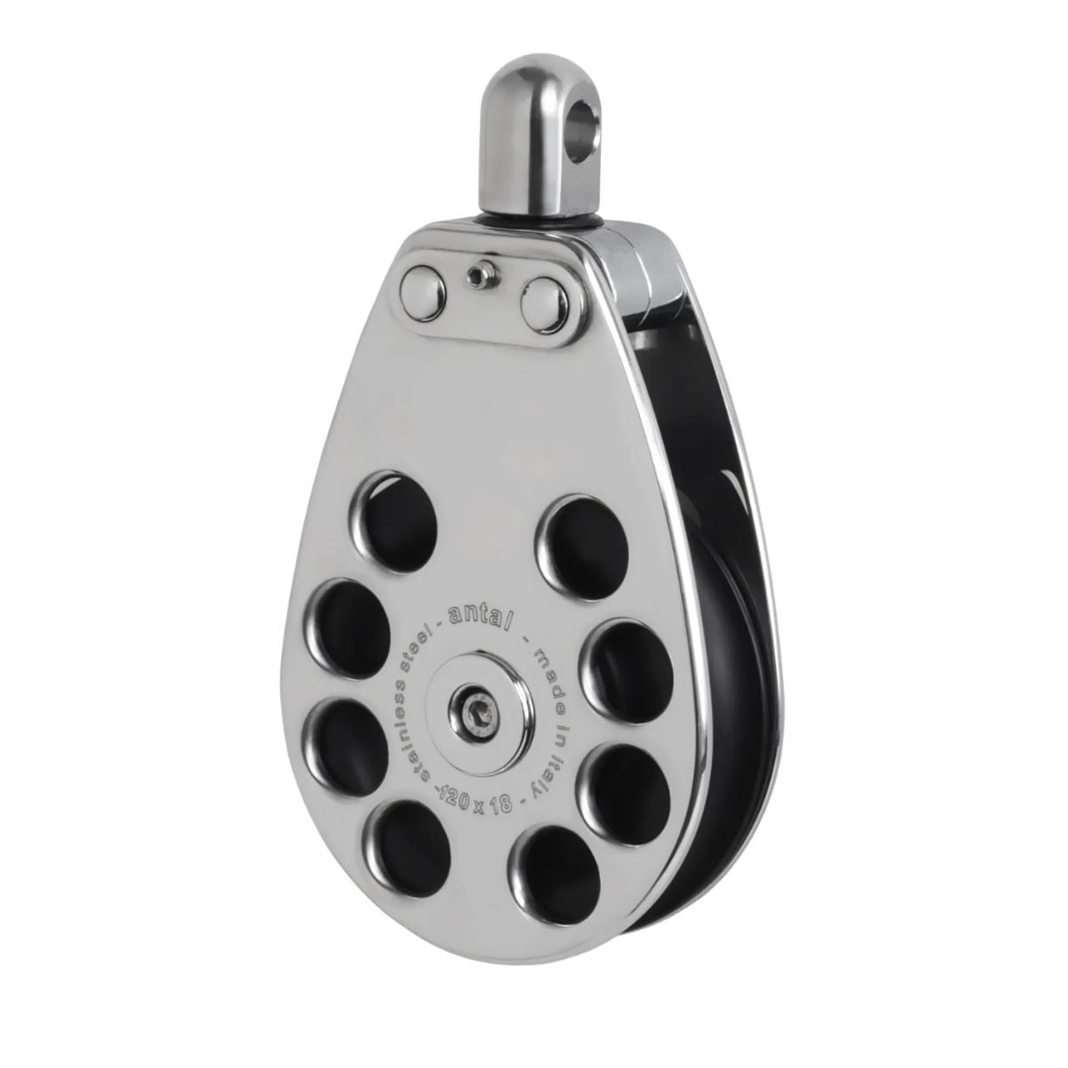 Antal 120 mm Single block S. steel classic