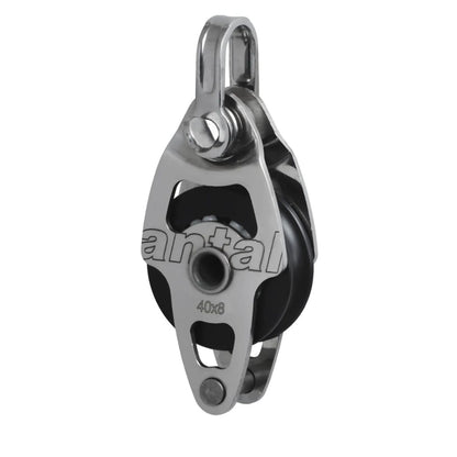 Antal 40 mm Single block S. steel mini with becker