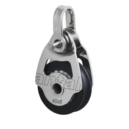 Antal 40 mm Single block S. steel mini