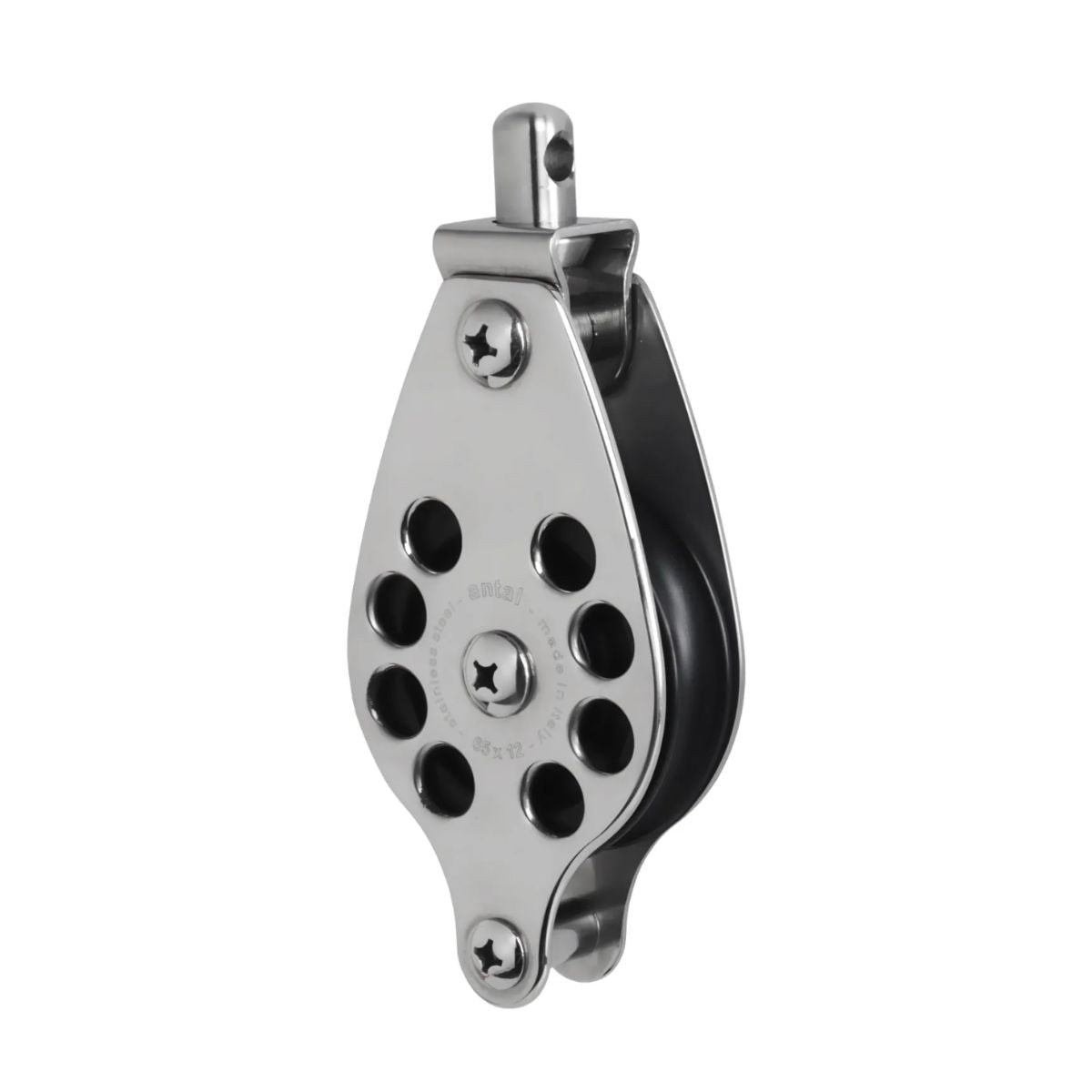 Antal 65 mm Single block S. steel classic with Becket