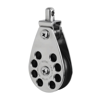 Antal 65 mm Single block S. steel classic