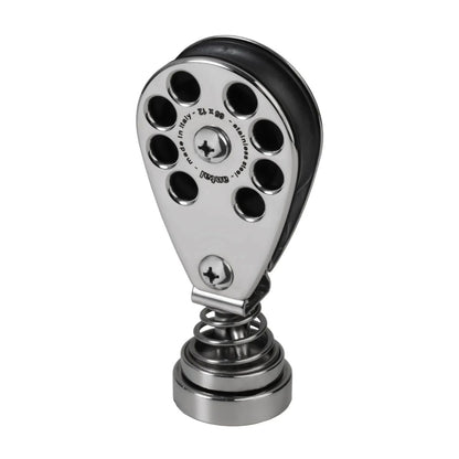 Antal 65 mm Stand Up block S. steel classic block screwed pad eye