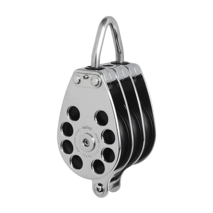 Antal 70 mm Triple block S. steel classic becket