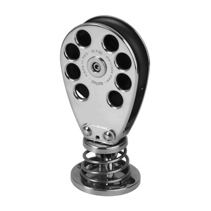 Antal 75 mm Stand Up block S. steel classic block on pad eye