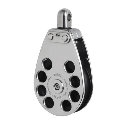 Antal 90 mm Single block S. steel classic