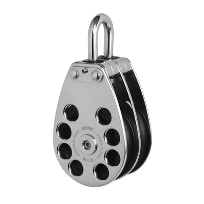 Antal 90 mm Double block S. steel classic
