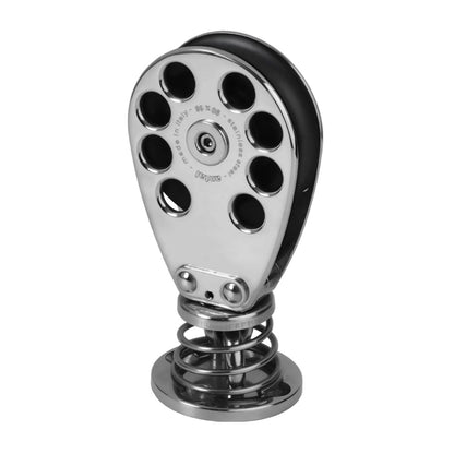 Antal 90 mm Stand Up block S. steel classic block on pad eye