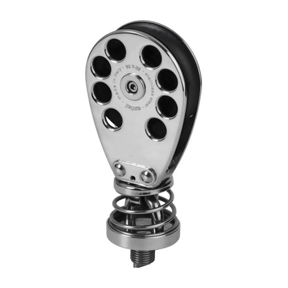 Antal 90 mm Stand Up block S. steel classic block screwed pad eye