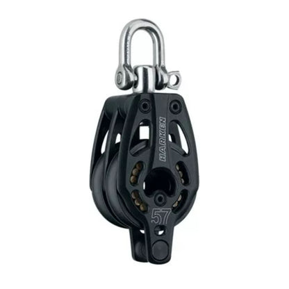 Harken 57 mm Air loop blocks Doubles swivel becket
