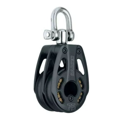 Harken 75 mm Air loop blocks Doubles swivel