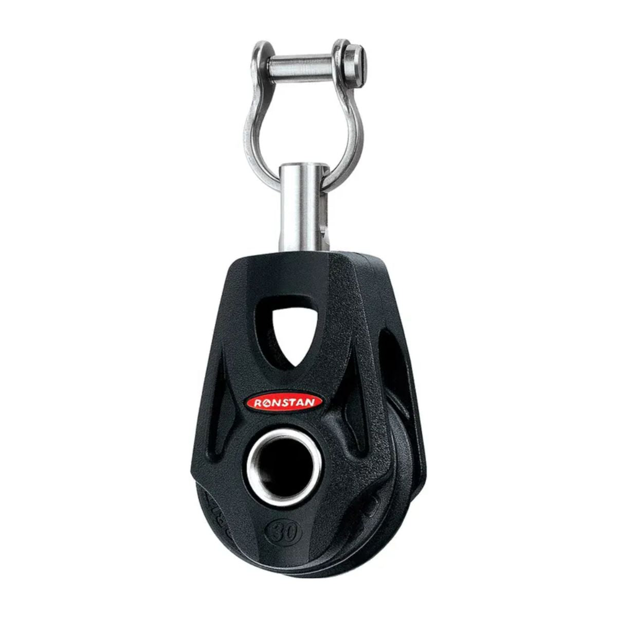 Ronstan series 30 Ball Bearing Orbit Block™, Swivel Head Post with Slotted Pin Shackle