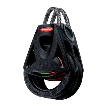 Ronstan series 40 Ball Bearing Orbit Block™, Double with Dyneema® Link Head