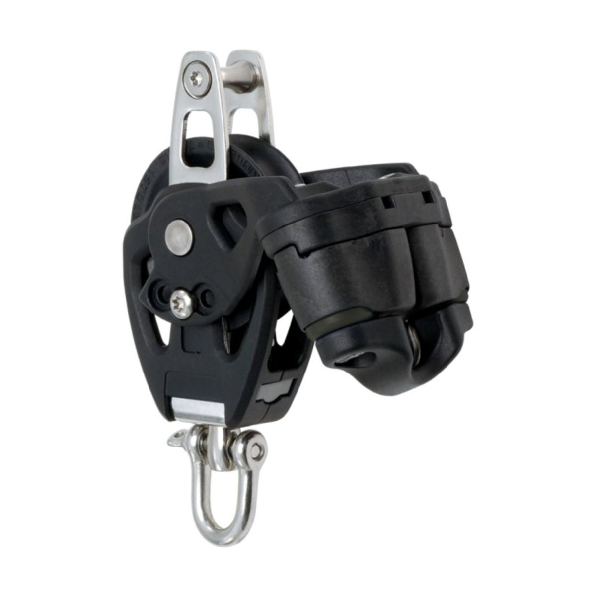 Selden 50 mm Plain bearing Block with Cam Cleat and Becket